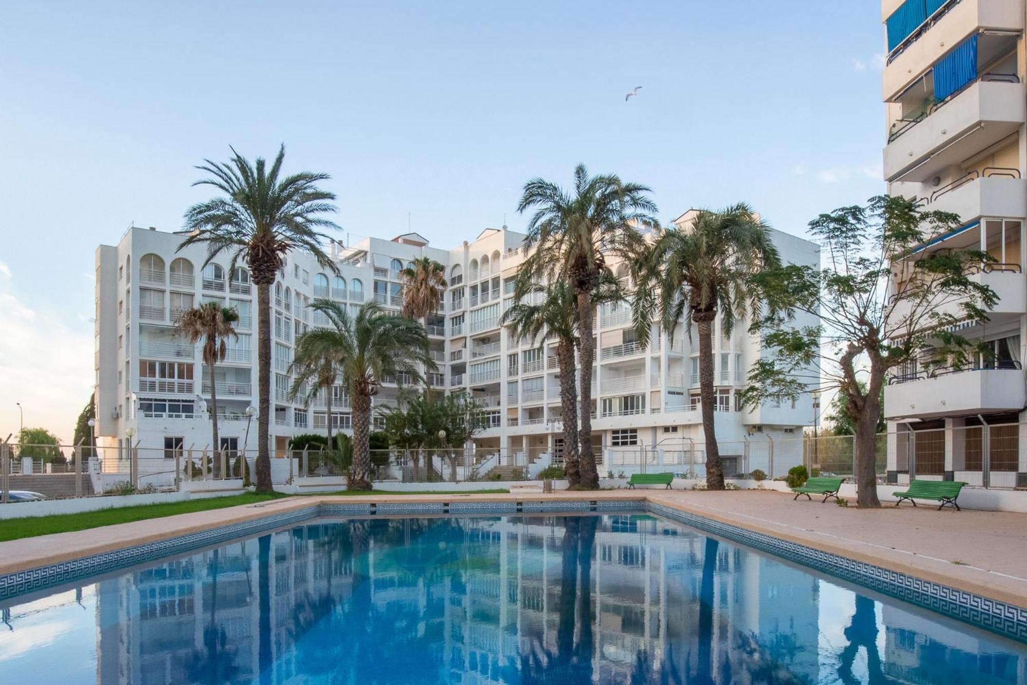 Apartamento En Complejo Residencial Con Piscina Y Garaje A 100M Del Mar Las Canteras  Zewnętrze zdjęcie